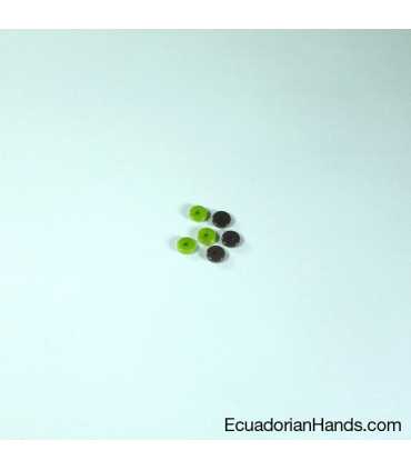 Lentil 5mm Tagua Seed Beads (200 units) PREMIUM