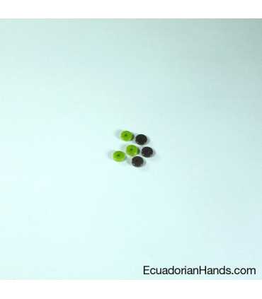 Lentil 5mm Tagua Seed Beads (200 units) PREMIUM
