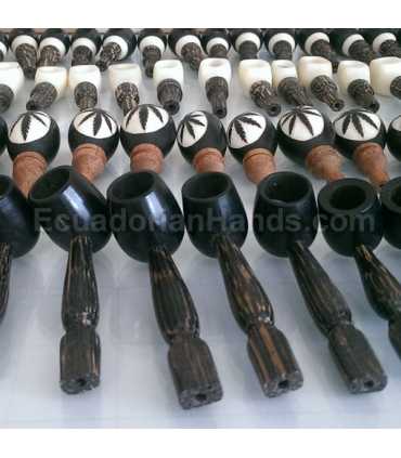 Bundle of 500 Handmade smoking pipes, Eco Ivory Tagua