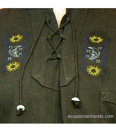 Otavalo Shirt Hand Embroidered 100% Cotton