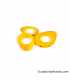 Fried Potato hole Tagua Bead (16 units) 