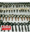 Bundle of 500 Handmade smoking pipes, Eco Ivory Tagua