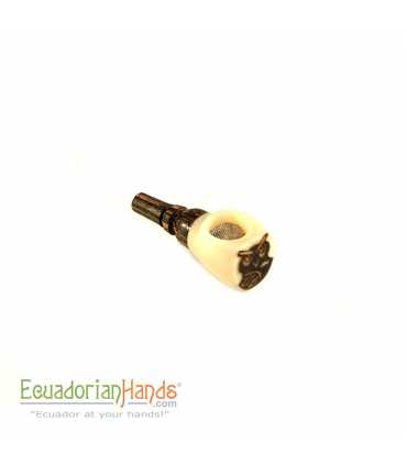 250 Handmade Smoking Pipes eco ivory tagua,  Popeye model