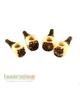 125 Handmade Smoking Pipes eco ivory tagua,  Popeye model
