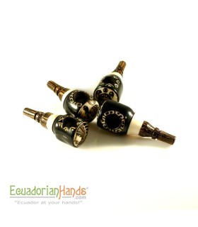 125 Handmade Smoking Pipes eco ivory tagua, Barril model
