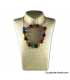 Beaded Jewelry Necklaces and Earrings - Handmade Eco Ivory Tagua (JC001-M01)