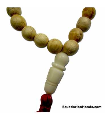 Japa Mala Bracelet 21ct palo santo prayer beads (1 unit)
