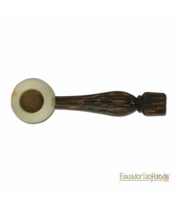 25 Handmade Smoking Pipes, Eco Ivory Tagua, Standard-ivory