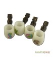Standard-ivory, 125 Pipas artesanales, Marfil Exótico Tagua