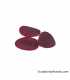 Fried Potato Slice Tagua Bead (1 unit)