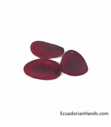 Fried Potato Slice Tagua Bead (1 unit)