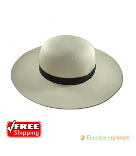 Tohuu Straw Beach Hat Women Wide Brim Ribbon Bow Straw Panama Hat