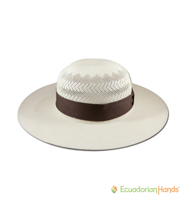 Pava Semicalada Montecristi Panama Hat