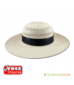 Pava Semicalada Montecristi Panama Hat