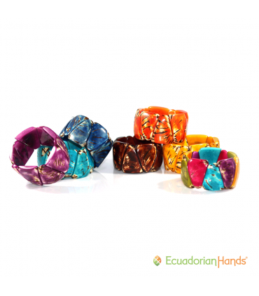 Tagua Bracelets (ASSORTED) - Jc004 | Wholesale Tagua Jewelry Handmade EcoIvory