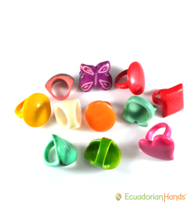 Tagua Rings (ASSORTED) Wholesale Tagua Jewelry | EcuadorianHands