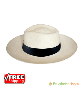 PREMIUM Fedora Planter Sombrero De Panamá Montecristi - ENVÍO GRATIS
