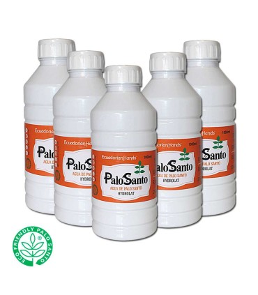 Palo Santo Hydrosol (Floral Water) 1L — Artisan Steam-Distilled, Ecuador | EcuadorianHands