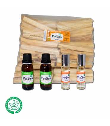 Paquete de Palo Santo Aromaterapia: Aceites esenciales e incienso. AHORRE EN ENVÍO!