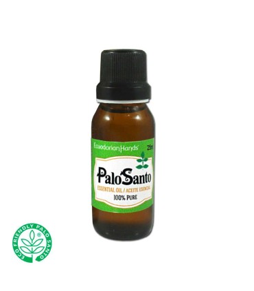 Vial 2ml aceite esencial de palo santo 100% puro | EcuadorianHands