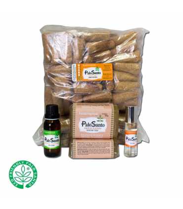 Palo Santo Bundle: Essential oils, incense cones & soaps. PAY LESSER SHIPPING!