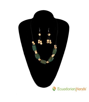 Set Necklace & Earrings - Wholesale Tagua Jewelry | EcuadorianHands