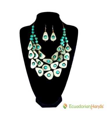 Tagua Jewelry Set Wholesale - Premium Line JC003 | EcuadorianHands