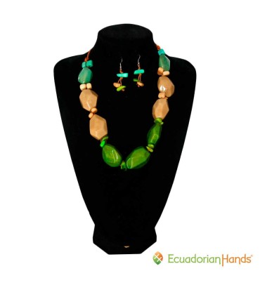 Tagua Jewelry Set Wholesale - Premium Line JC003 | EcuadorianHands