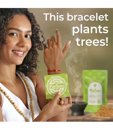 ENVÍO GRATIS Incienso de Palo Santo molido (1 kilo). Recibe GRATIS 1 pulsera roja de buenas vibras (z3)