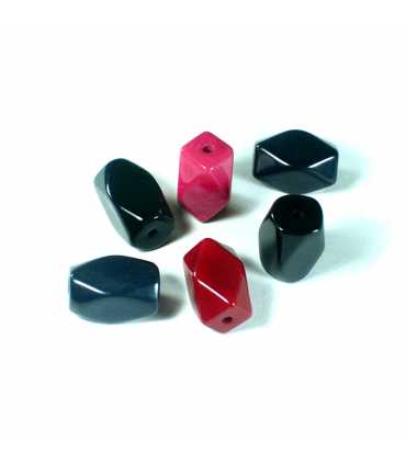 Diamond 14c 25x15mm Tagua Bead (1 unit)