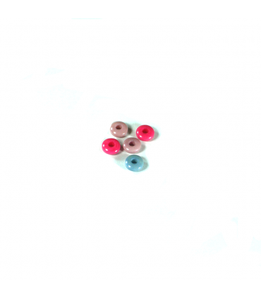 Lentil 8mm Hg Tagua Seed Bead (1 unit)