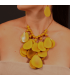 Conjunto Collar y Aretes (SURTIDOS) Venta al por mayor de Bisutería de Tagua hecha a mano - JC002