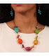 Conjunto Collar y Aretes (SURTIDOS) Venta al por mayor de Bisutería de Tagua hecha a mano - JC001