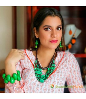 Free Shipping Necklace Earrings - Tagua Jewelry | EcuadorianHands