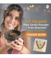 ENVÍO GRATIS Incienso de Palo Santo molido (1 kilo). Recibe GRATIS 1 pulsera roja de buenas vibras (z3)