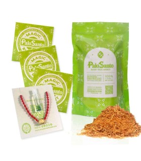 FREE SHIPPING PALO SANTO Good Vibes Bracelet + 1 Palo Santo Incense Powder | EcuadorianHands