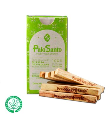 Free Shipping Palo Santo Aromatherapy bundle: EO, Soap, powder, magic bracelet | EcuadorianHands