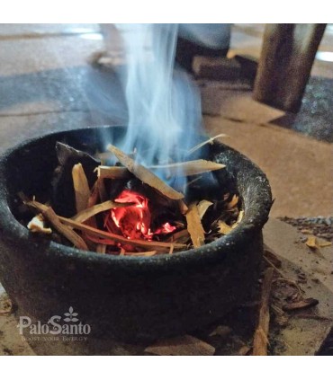10 incense sticks palo santo, ziploc 15x15cm, w/label