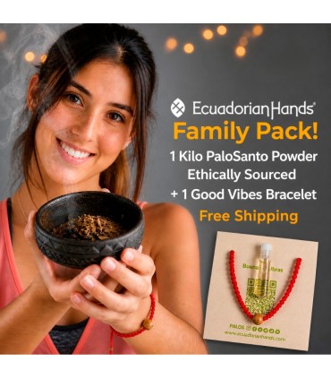 PALO SANTO molido para incienso| EcuadorianHands