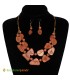 Conjunto Collar y Aretes - Bisutería de Tagua | EcuadorianHands