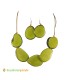 Conjunto Collar y Aretes - Bisutería de Tagua | EcuadorianHands