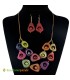 Conjunto Collar y Aretes - Bisutería de Tagua | EcuadorianHands
