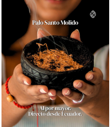 PALO SANTO molido para incienso| EcuadorianHands