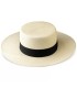Campana Panama Hat | Flat Crown, Geometric Design, Free Shipping | EcuadorianHands