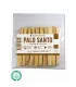 10 tablitas palosanto, ziploc 15x15cm, con etiqueta