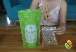 Convierte el aroma del incienso molido de palo santo en un delicioso popurrí