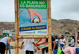 Is the Llévate tu Basura Beach Protection Educational Programam of EcoPlayas working?