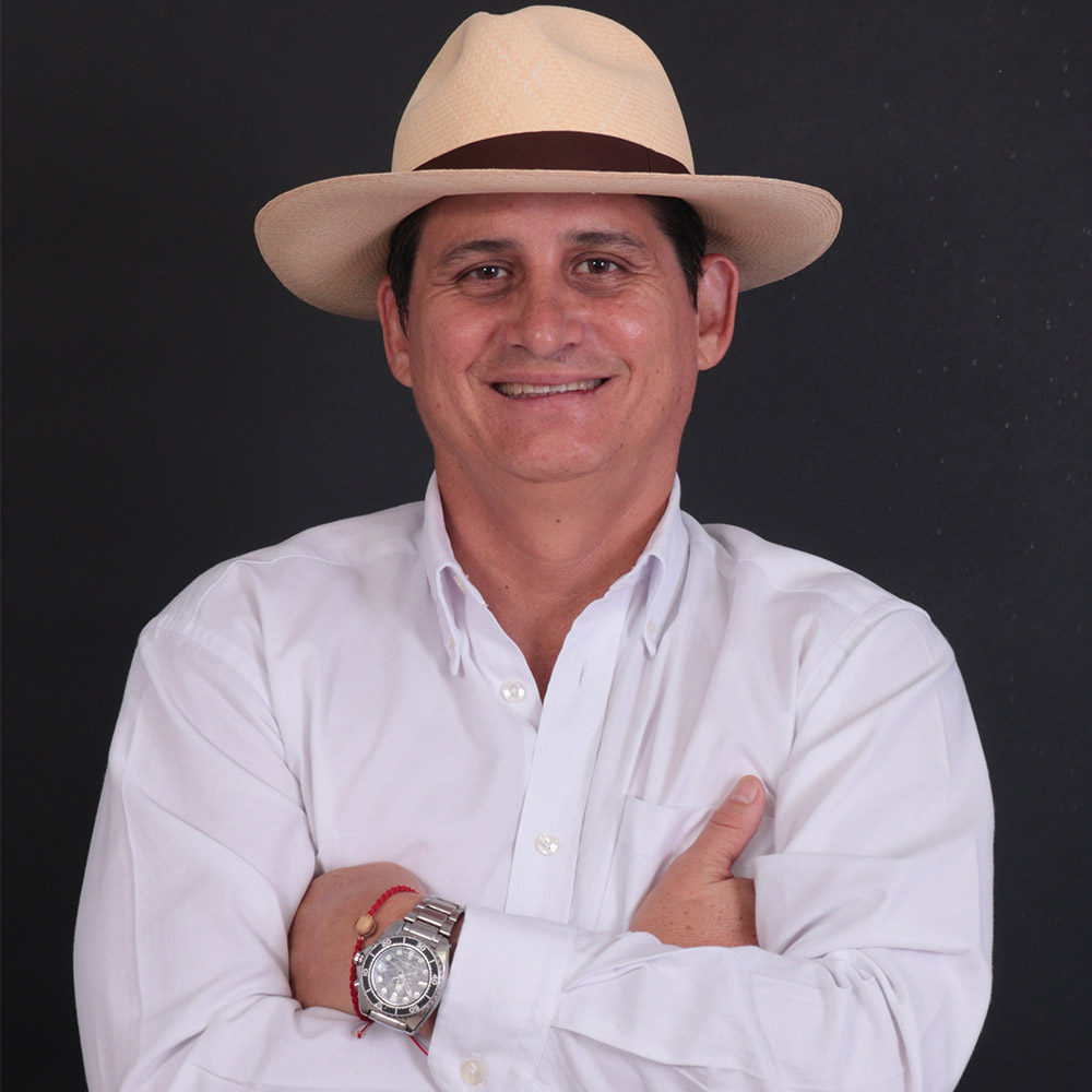 Portrait of Fabrizio Vera, co-founder of EcuadorianHands and guardian of the Palo Santo forest